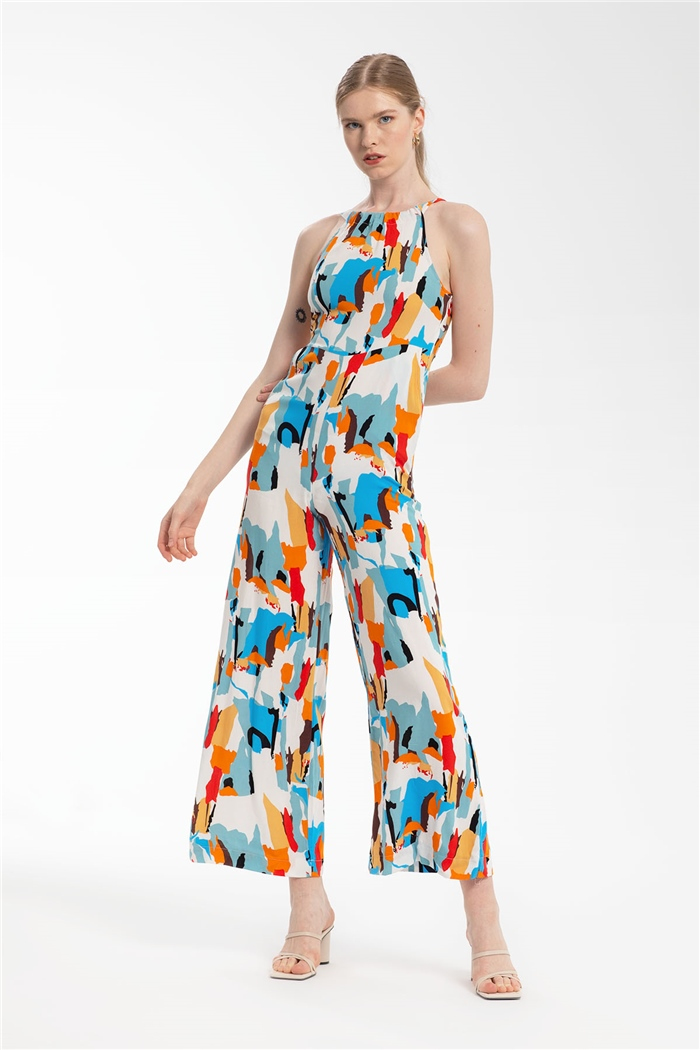 Avrile Desenli Tulum  MAVİ  A21-10496