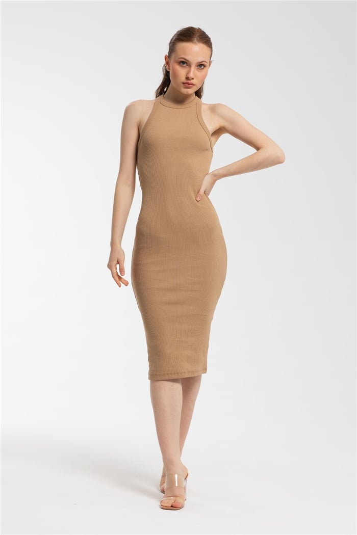 Avrile Elbise  KAHVE  A21-10435