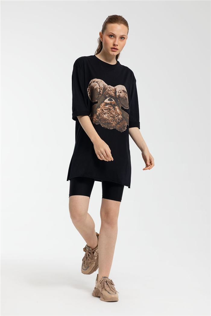 Avrile T-Shirt  SİYAH  A21-10456