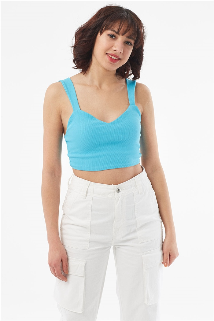 Nisan ASKILI KAŞKORSE CROP  AQUA  N22-1411