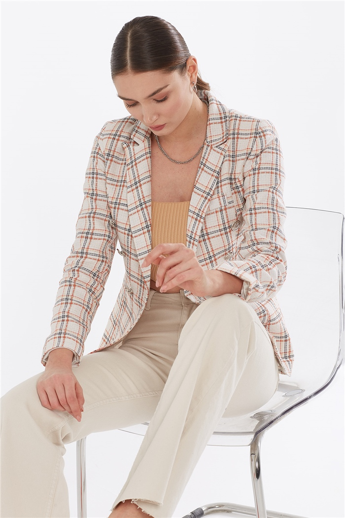 Nisan Blazer Ceket  ORANJ  N22-1336