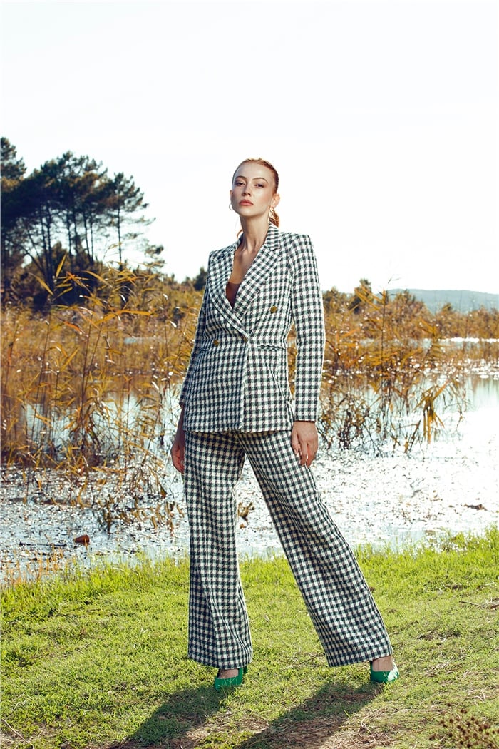Nisan EKOSE KRUVAZE BLAZER CEKET  BENETTON  N22-1512