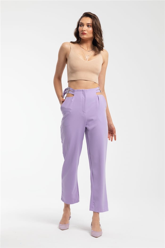 Nisan Pantolon  LİLA  N21-1076