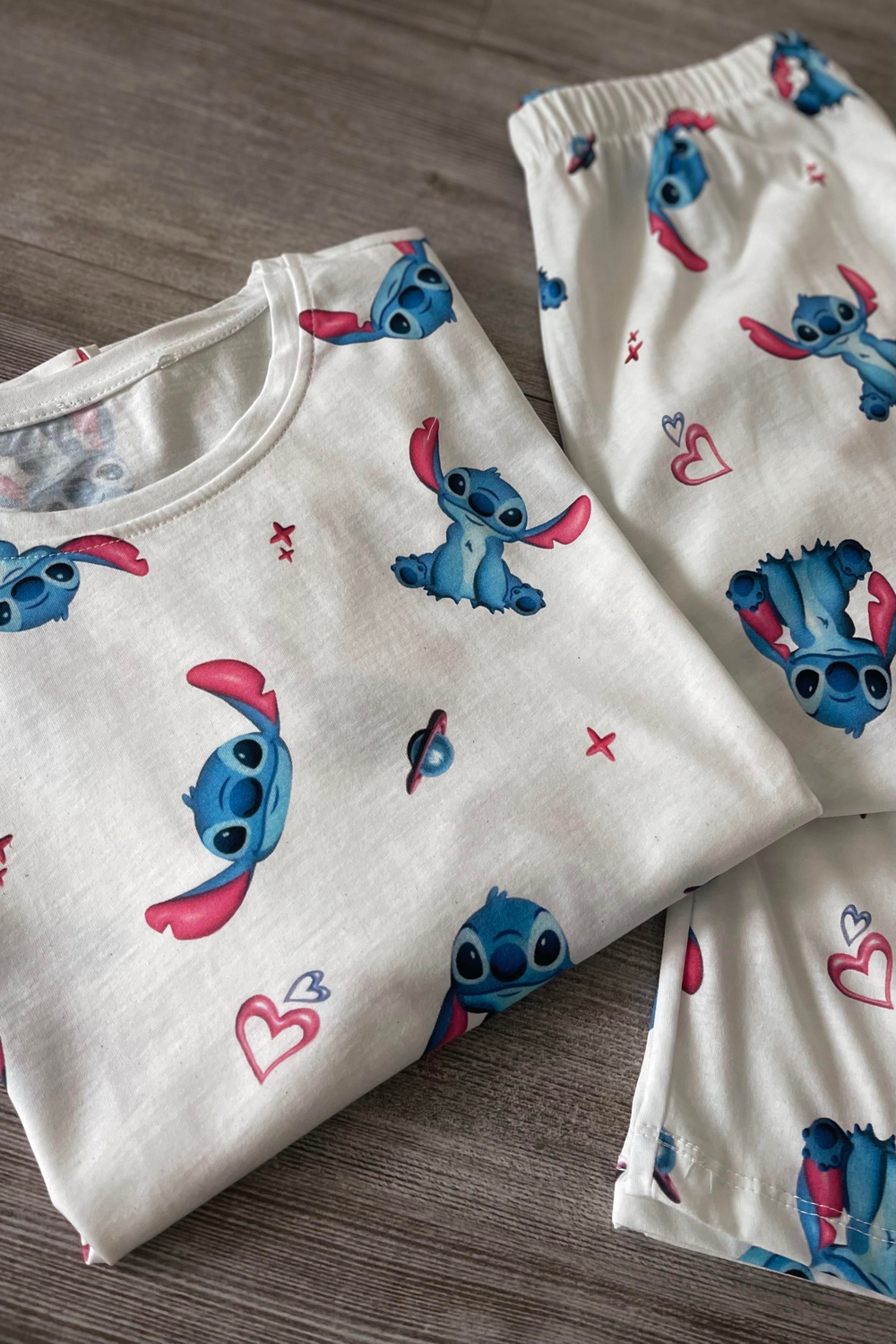 Karakter Desenli Pijama Takımı