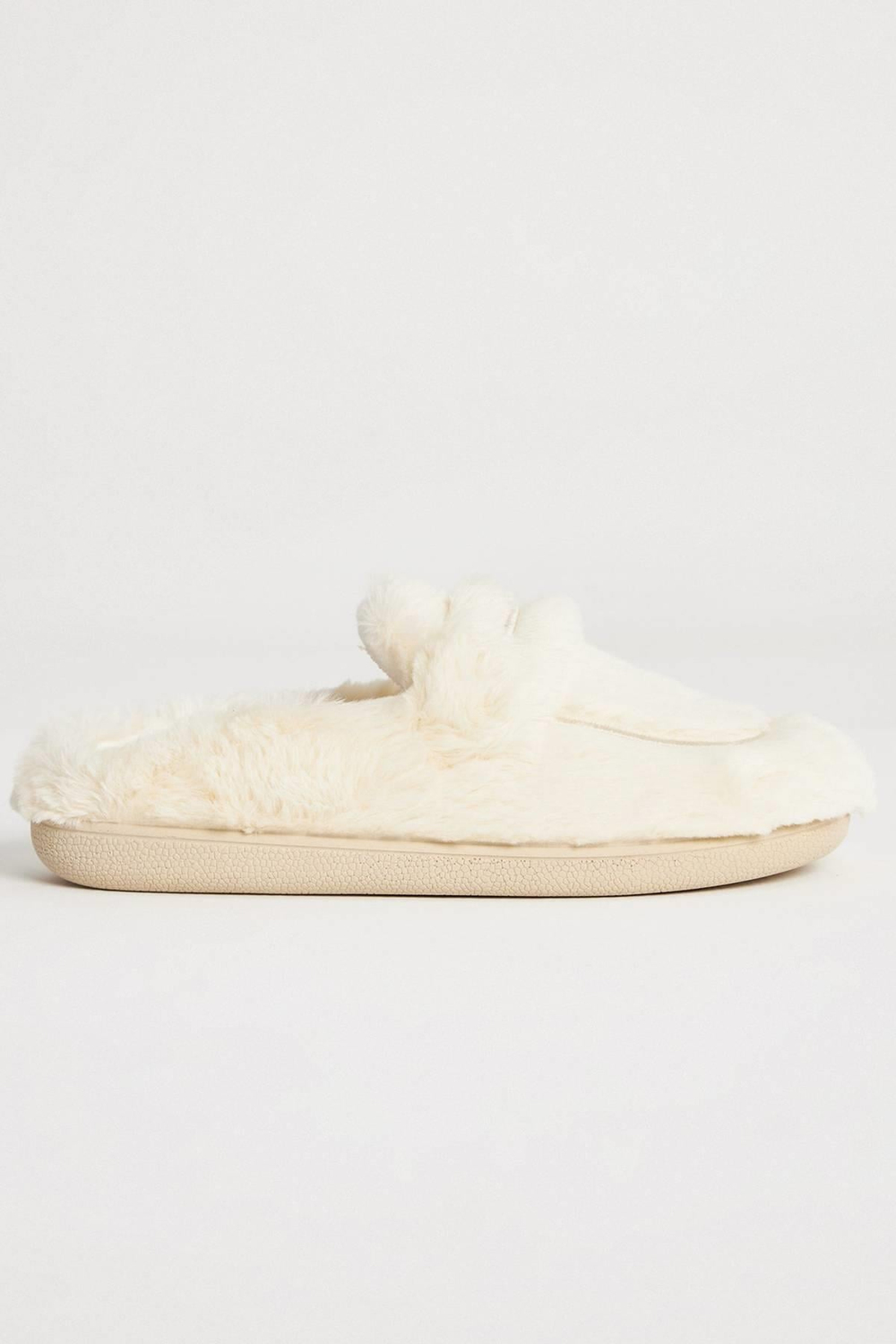 Loafer Ekru PeluşTerlik