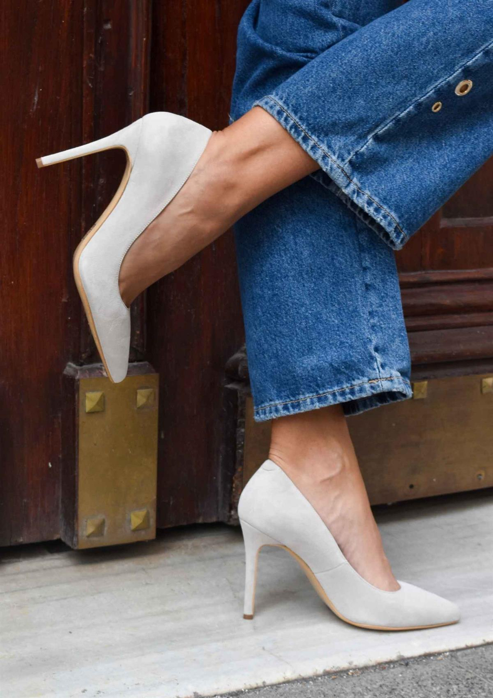 Society Taş Süet Stiletto