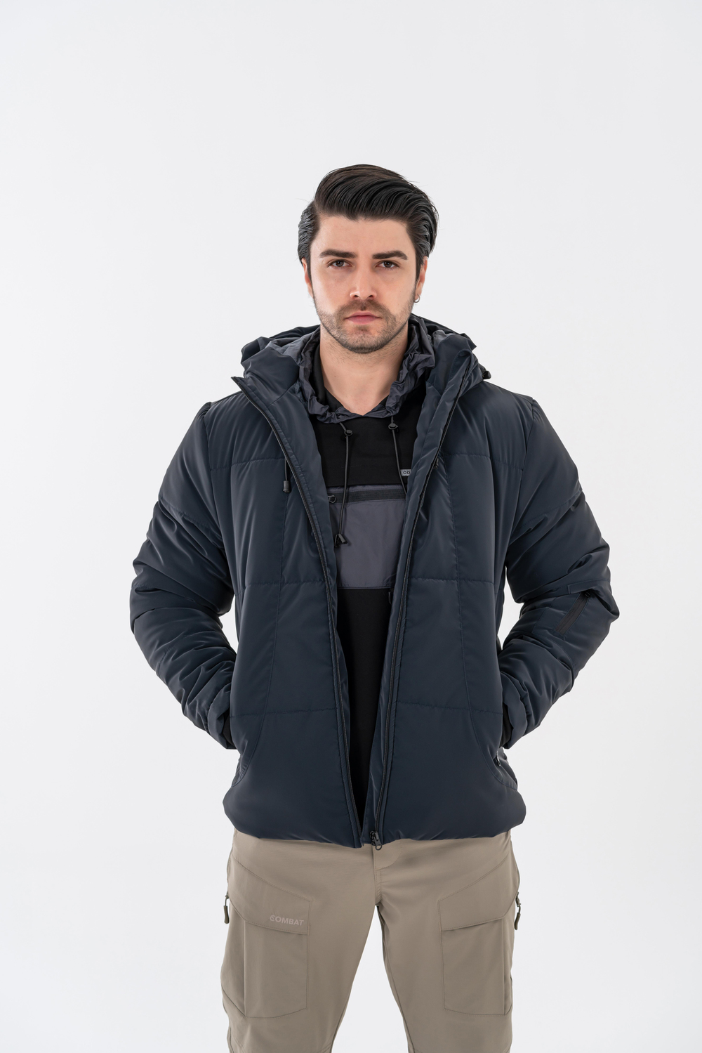 Combat Tactical Outdoor Şişme Mont Kapüşonlu Novo - 319