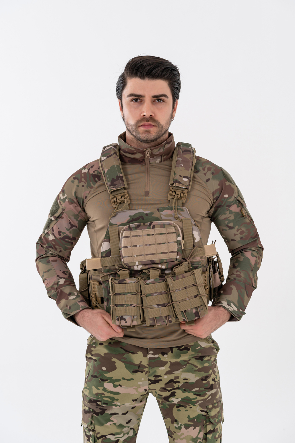 Combat Tactikal Fırtına Atak Hücum Yeleği Göbek Üstü - 202