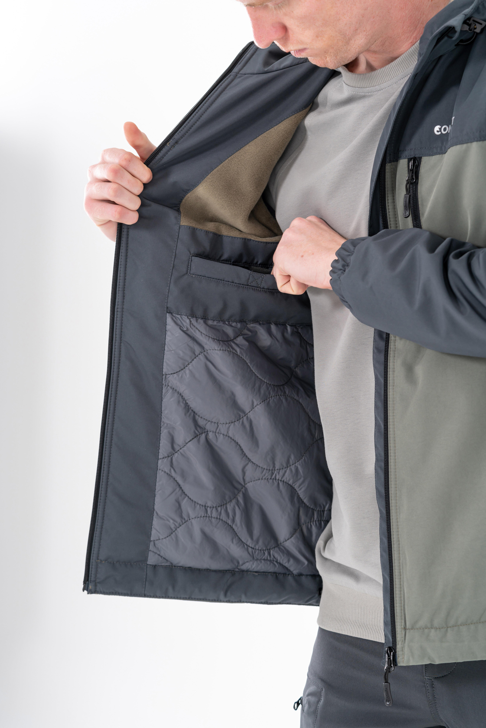 Combat Tactical Outdoor Taktik Mont Spor Kapüşonlu Mont Mevsimlik Dik Yaka Mont - 318