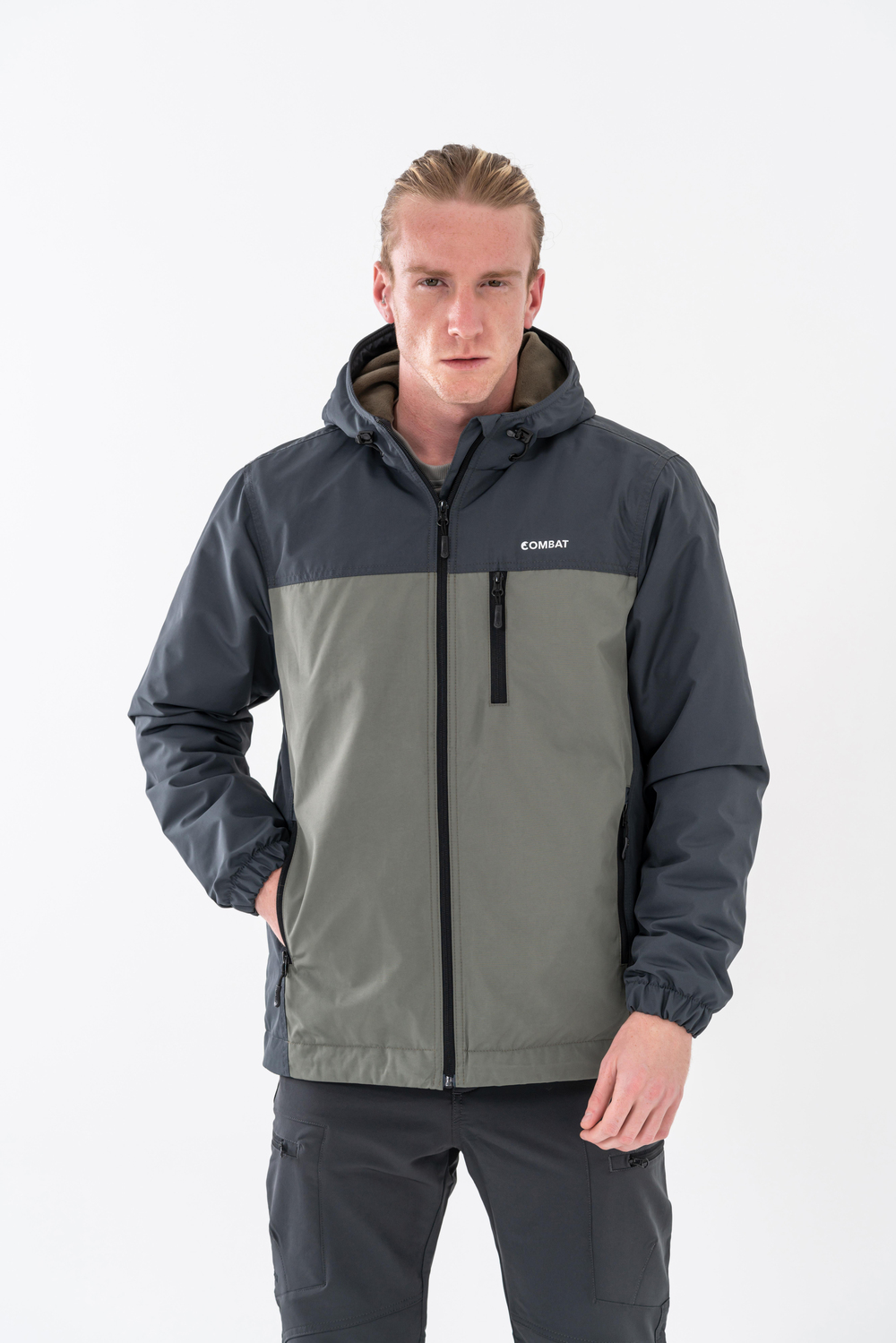 Combat Tactical Outdoor Taktik Mont Spor Kapüşonlu Mont Mevsimlik Dik Yaka Mont - 318