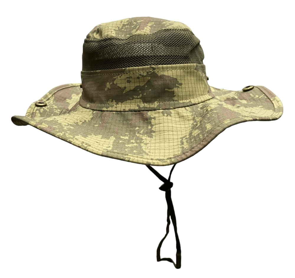 Taktik Fötr Şapka Balıkçı Avcılık Askeri Kamuflaj Boonie Fötür Şapka - 018