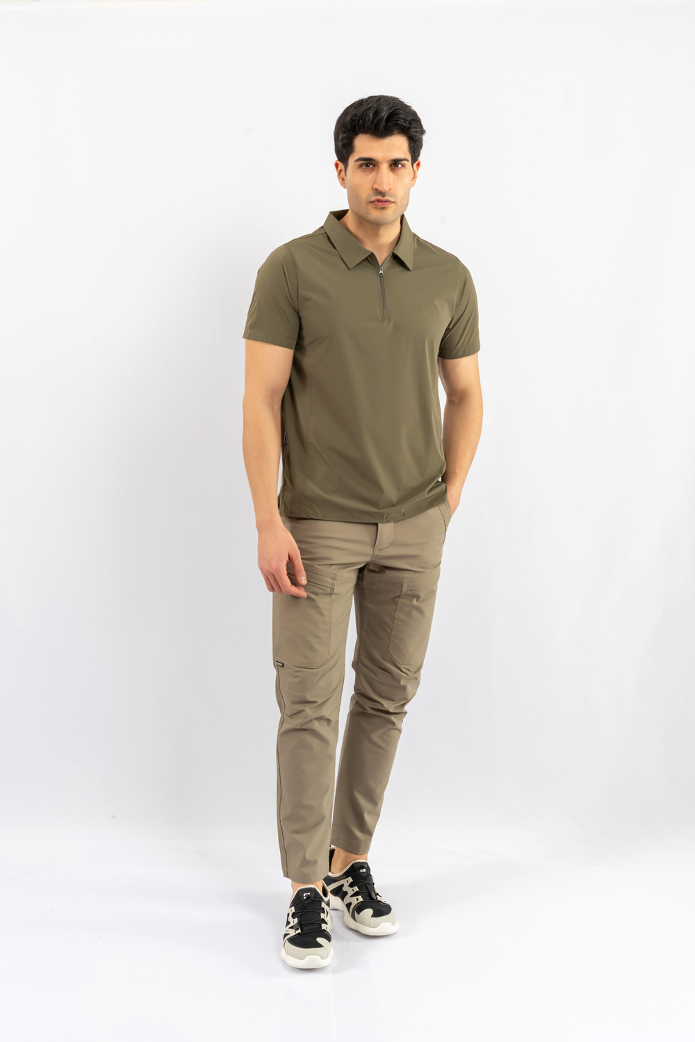 Combat Tactical Outdoor Tişört Günlük Polo Yaka Tişörtü T-Shirf - 818