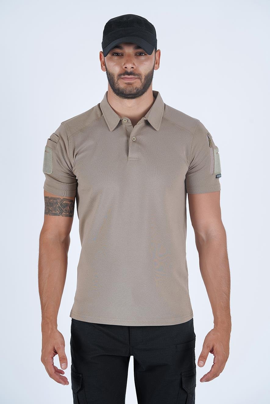 Combat Tactical Outdoor  Tişört Günlük Polo Yaka Tişörtü T-Shirf - 802