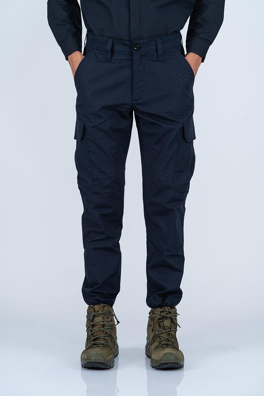 Bikatex Taktik Outdoor Pantolon Ripstop Çok Cepli Kargo Lacivert Pantolonu - 509 