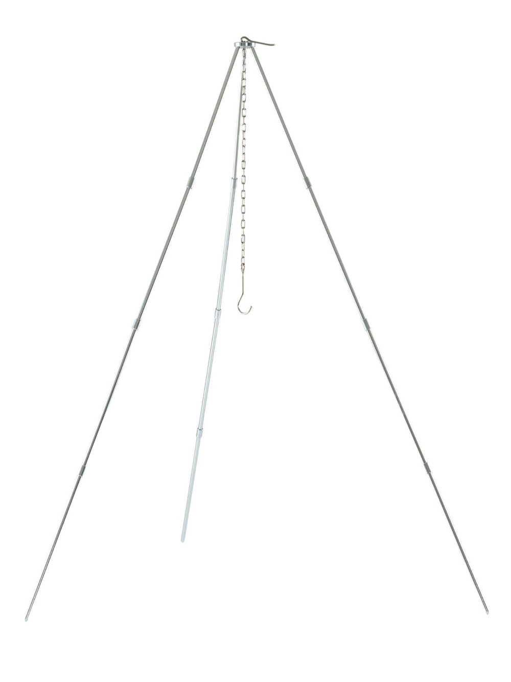 Üç Ayak Kamp Izgara Demiri Zincirli Tripod - 8401