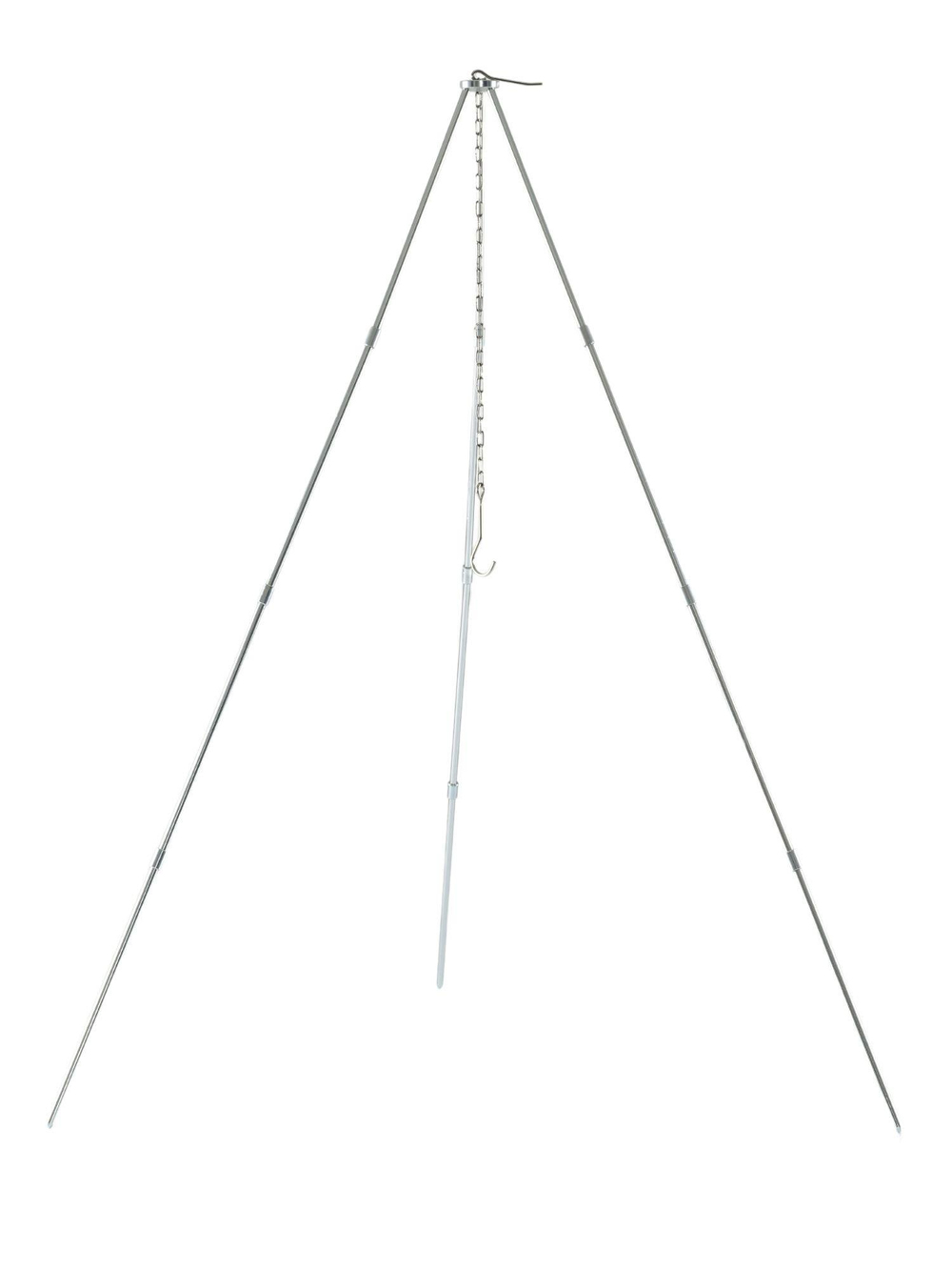 Üç Ayak Kamp Izgara Demiri Zincirli Tripod - 8401