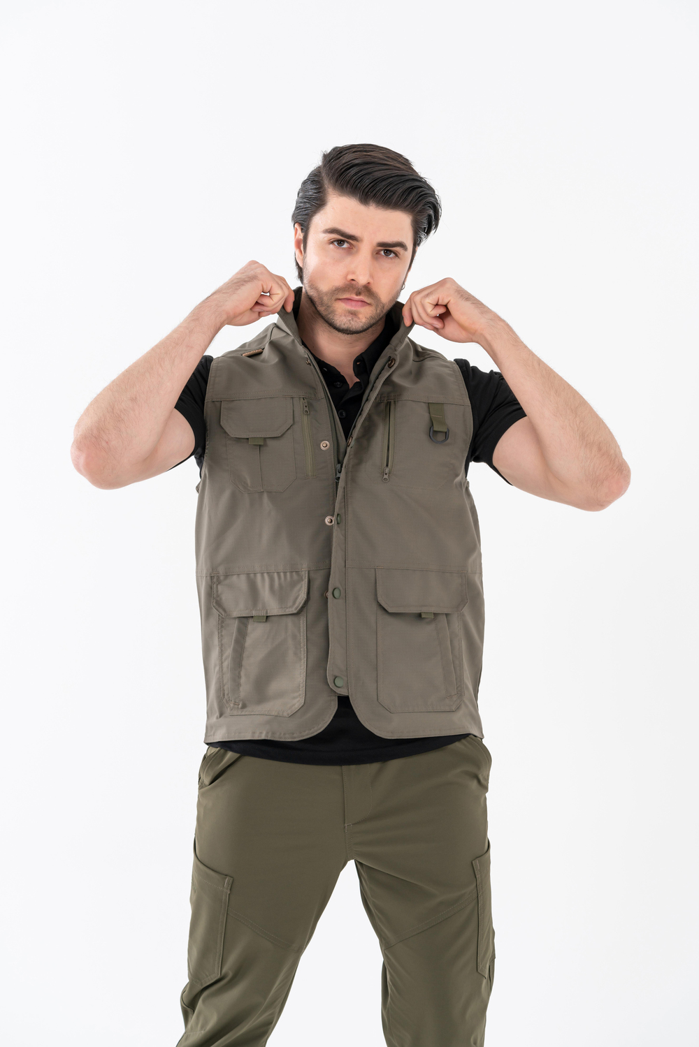 Bikatex Taktik Avcı Yeleği Çok Cepli Gazeteci Yeleği - 201