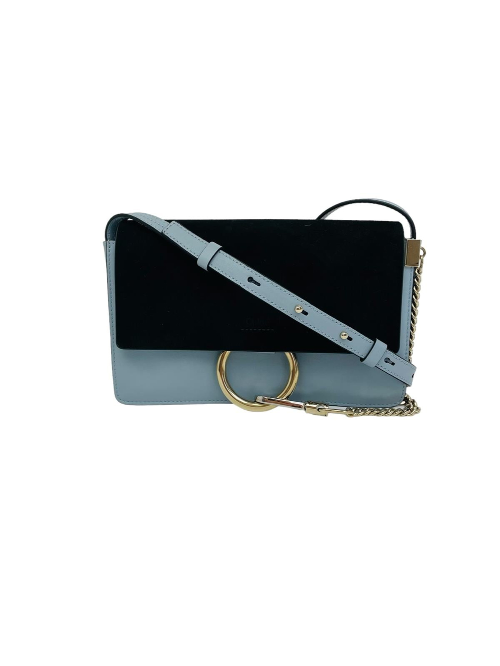  SUEDE CALFSKIN FAYE SHOULDER BAG
