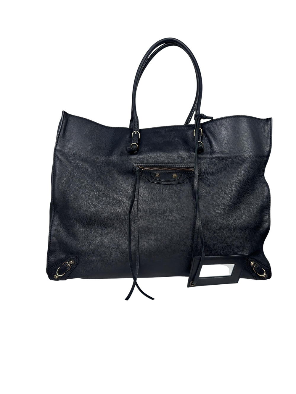 BALENCIAGA A4 ZIP AROUND TOTE BAG