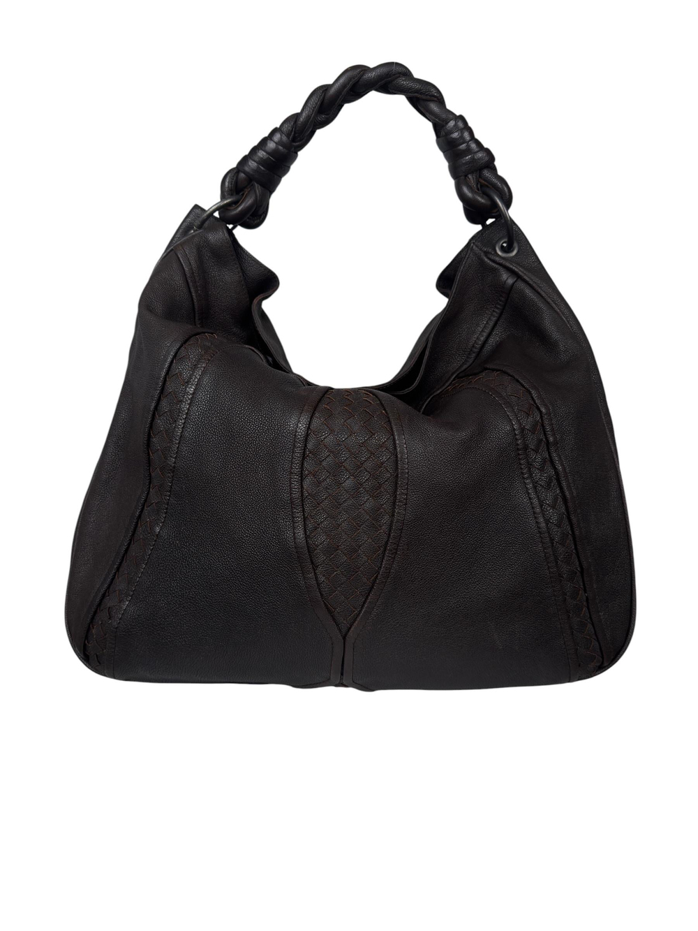 BOTTEGA VENETA BROWN HOBO BAG