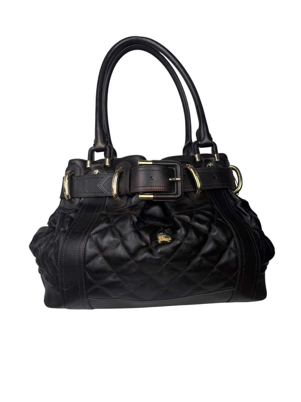 BUBERRY BROWN BEATON 2000S HANDBAG
