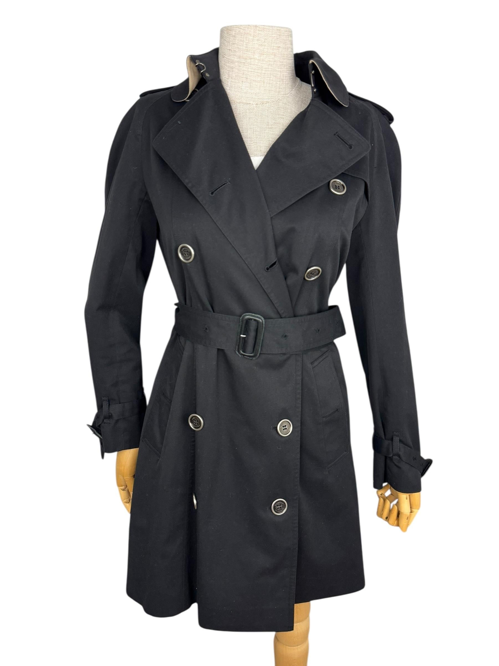 BURBERRY BLACK TRENCHCOAT