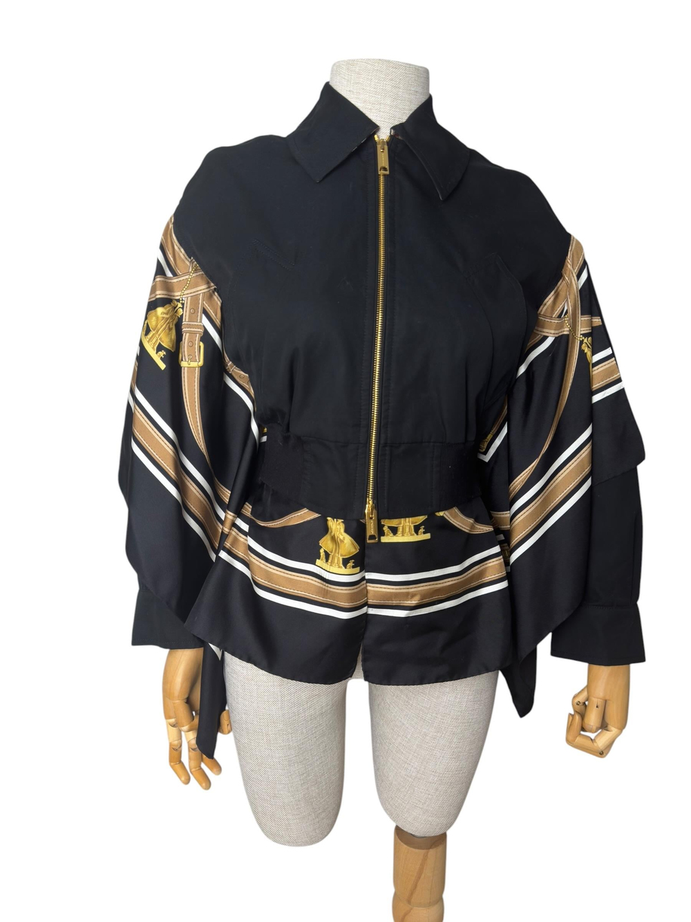 BURBERRY COTTON/SILK TWILL JACKET