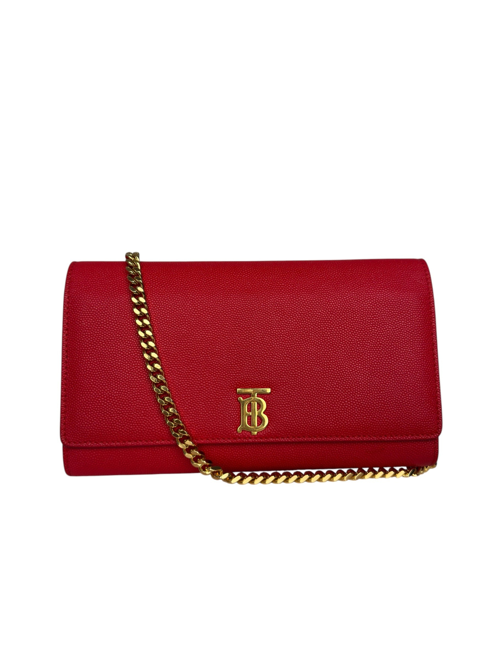 BURBERRY LEATHER CHAIN BAG