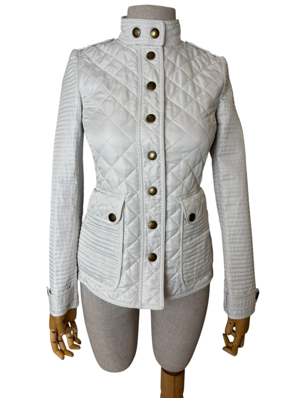 BURBERRY WHITE BRITT JACKET