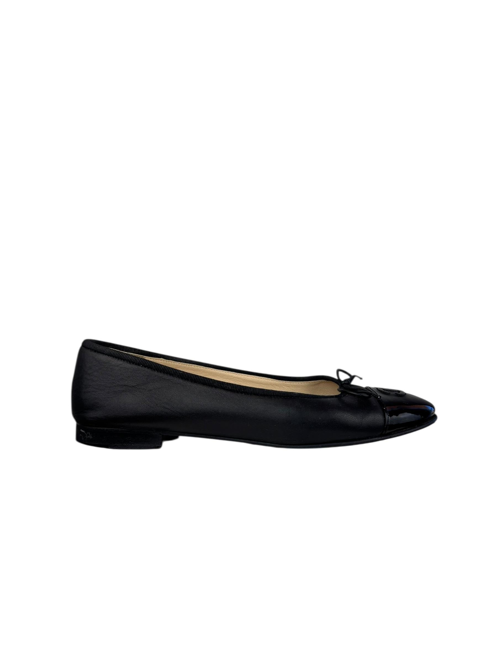 CHANEL BLACK  BALLET FLATS