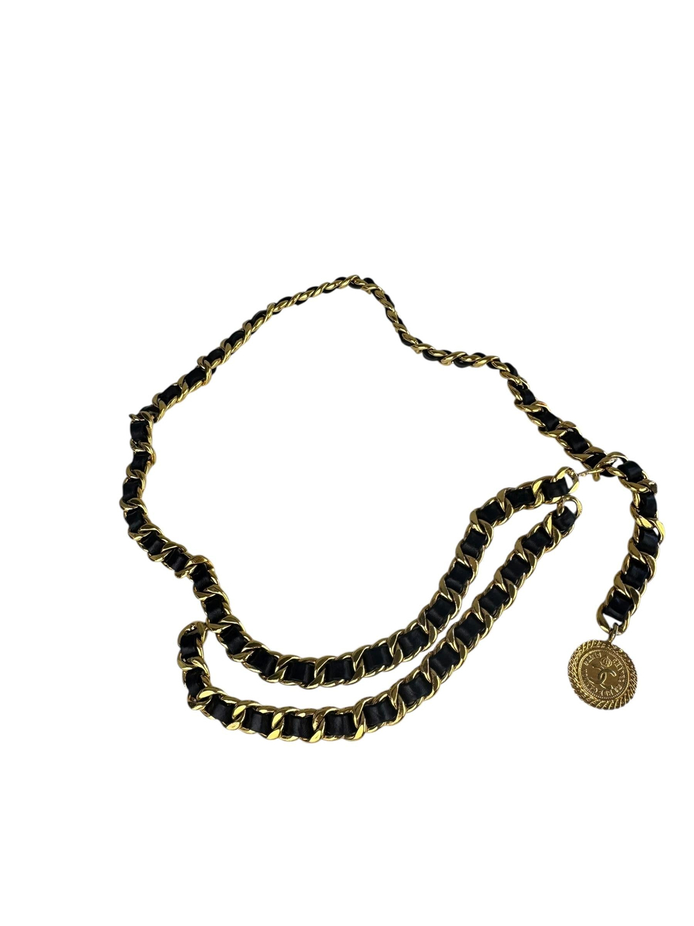 CHANEL CC VINTAGE GOLD CHAIN BELT