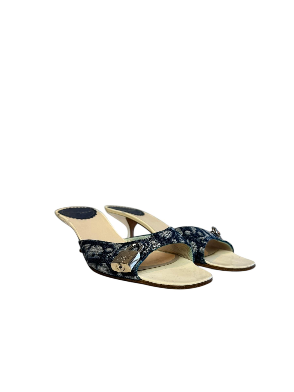 CHRISTIAN DIOR LOCK HEELS