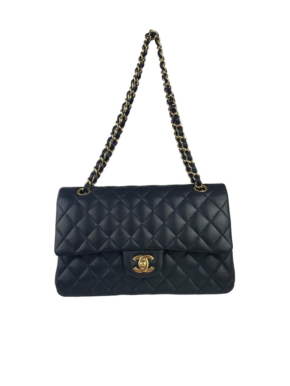 CLASSIC MEDIUM LAMBSKIN DOUBLE FLAP BAG