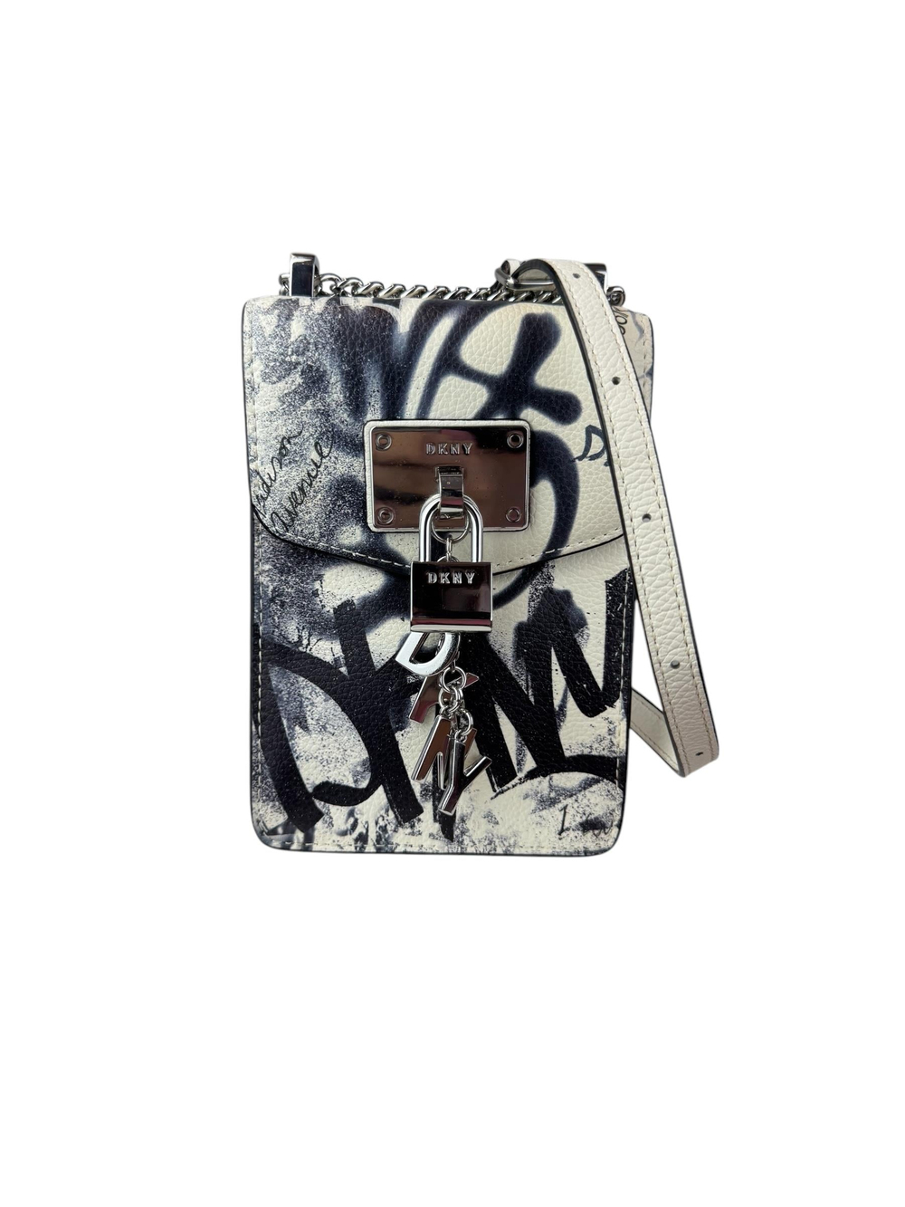 DKNY LEATHER CROSSBODY BAG