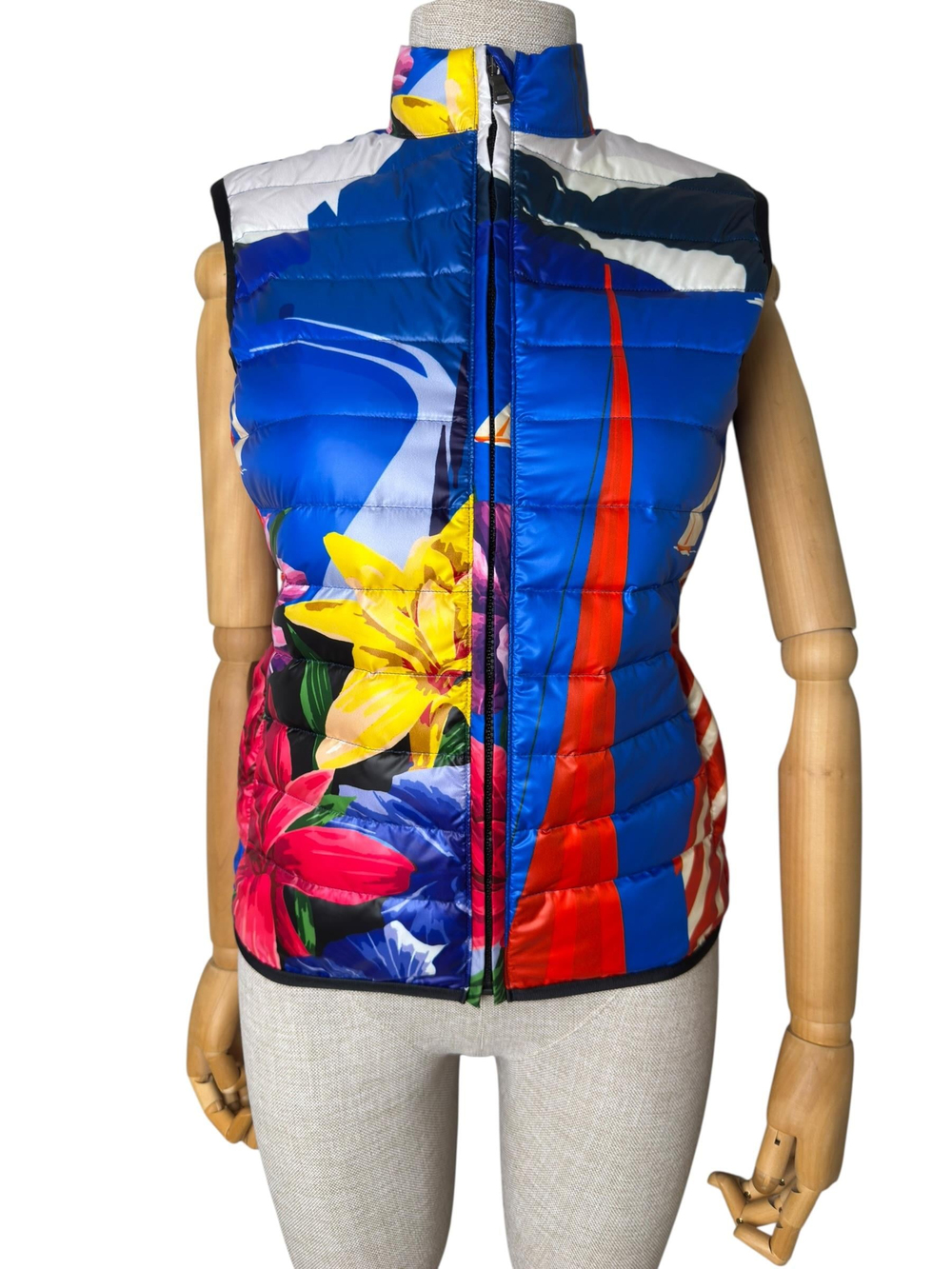 ETRO MULTICOLOR PUFFER GILET