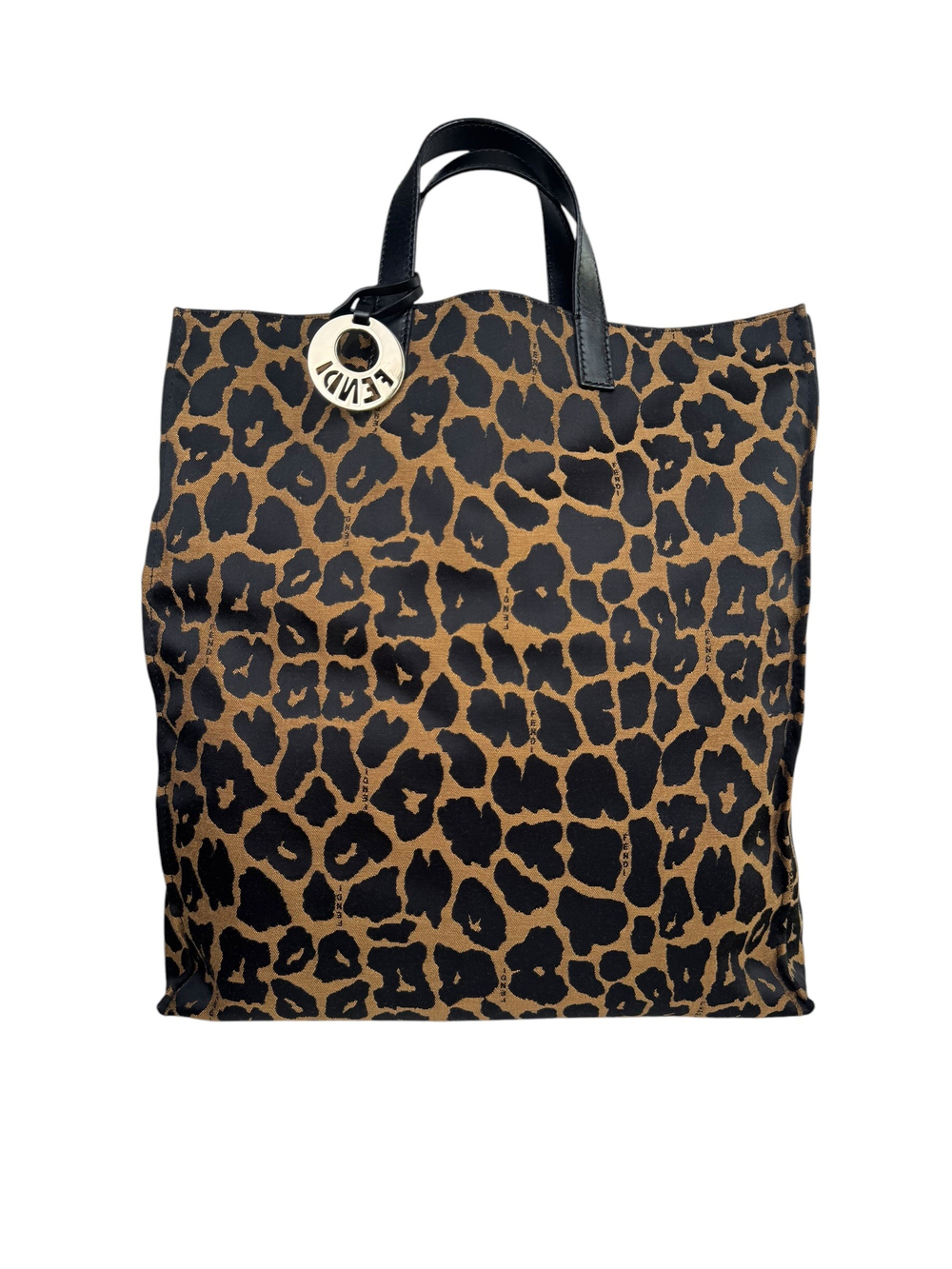 FENDI LEOPARD TOTE BAG