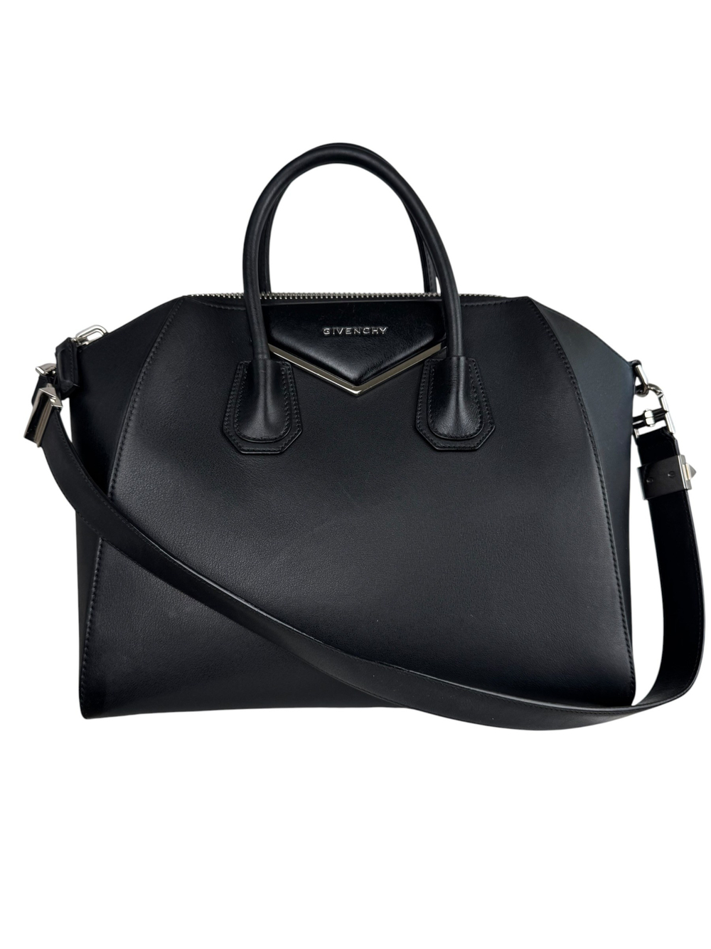 GIVENCHY BLACK MEDIUM ANTIGONA BAG