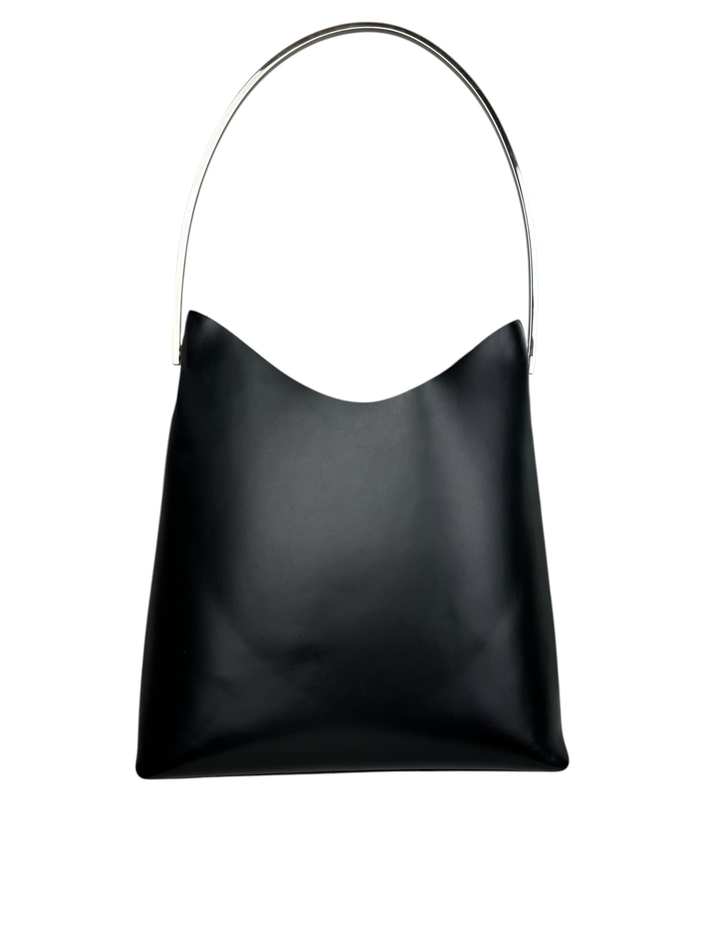 GUCCI BLACK LEATHER SHOULDER BAG