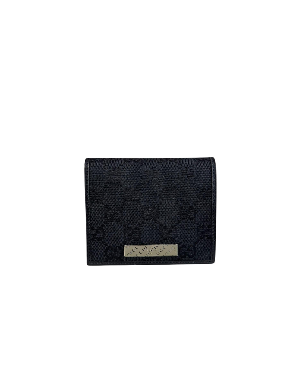 GUCCI BLACK MONOGRAM WALLET
