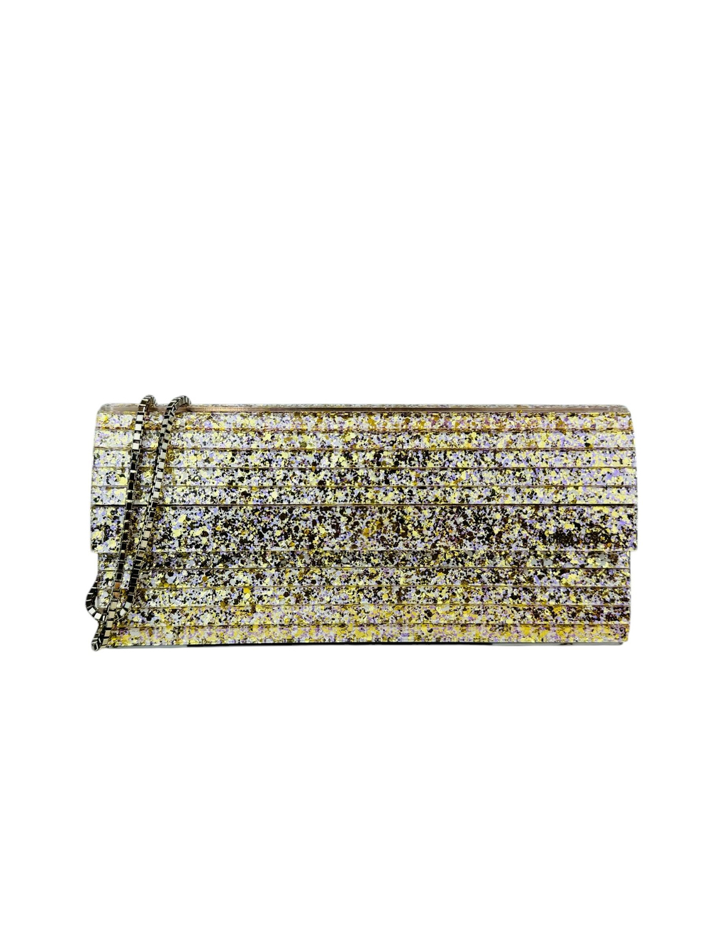 JIMMY CHOO SWEETIE GLITTER CLUTCH