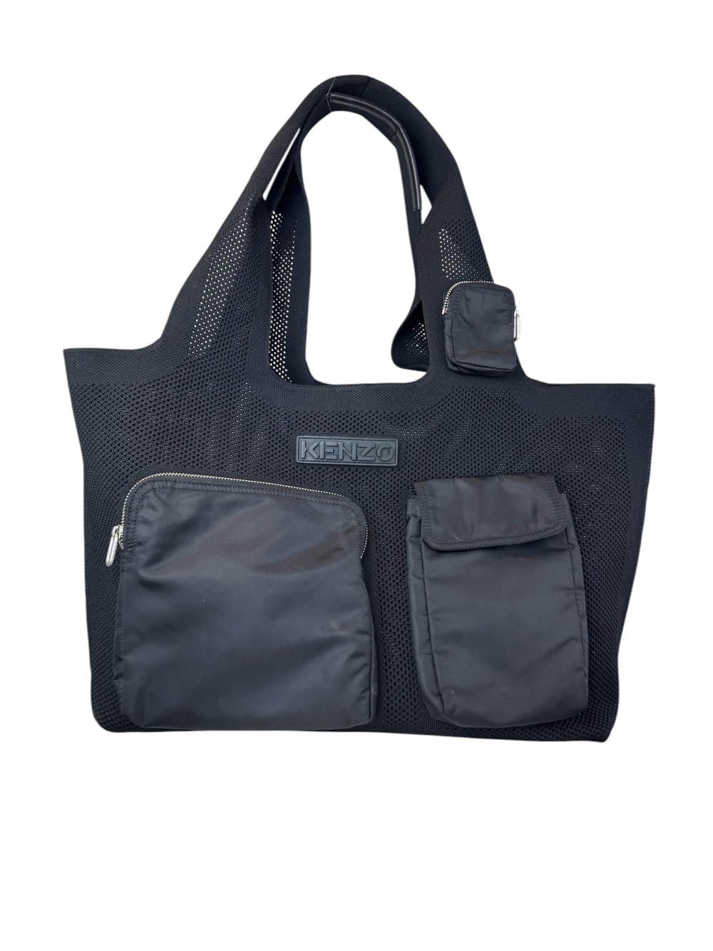 KENZO MESH BLACK TOTE BAG