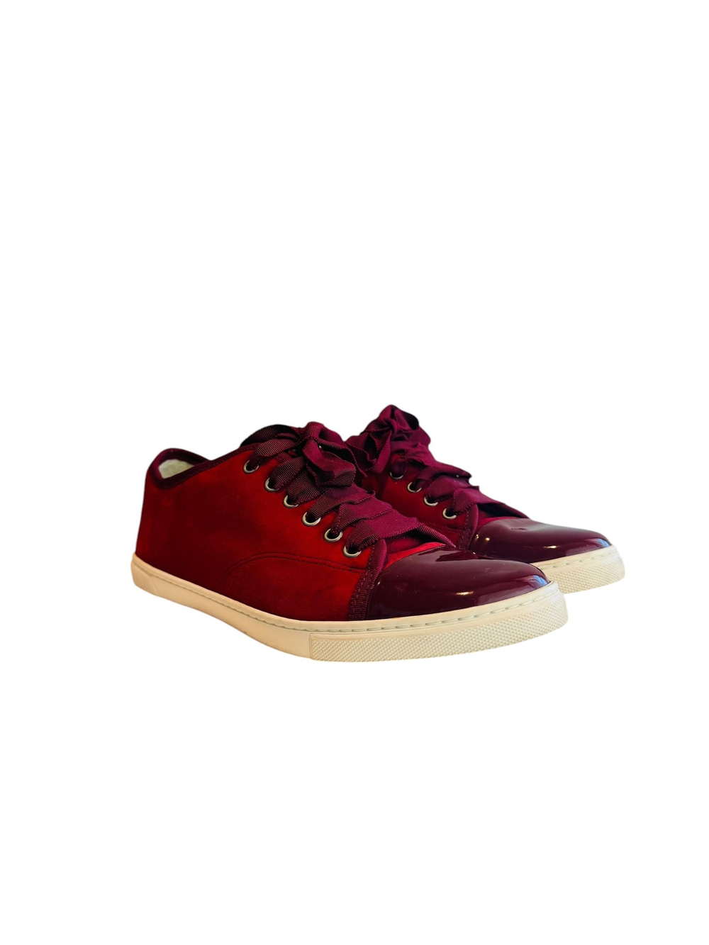 LANVIN SUEDE SNEAKERS