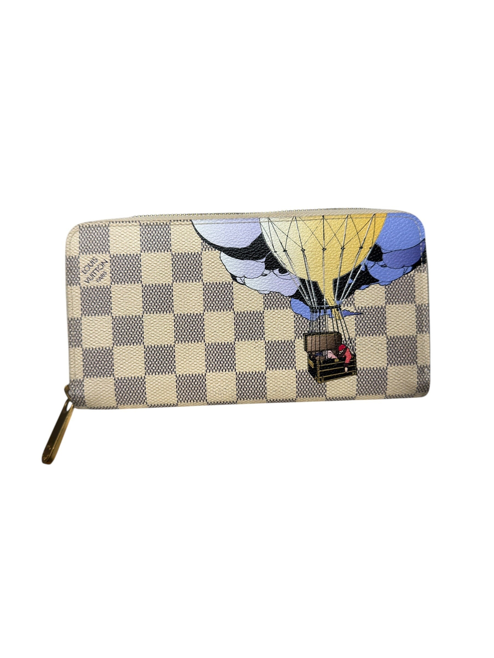LOUIS VUITTON DAMIER AZUR ZIPPY WALLET