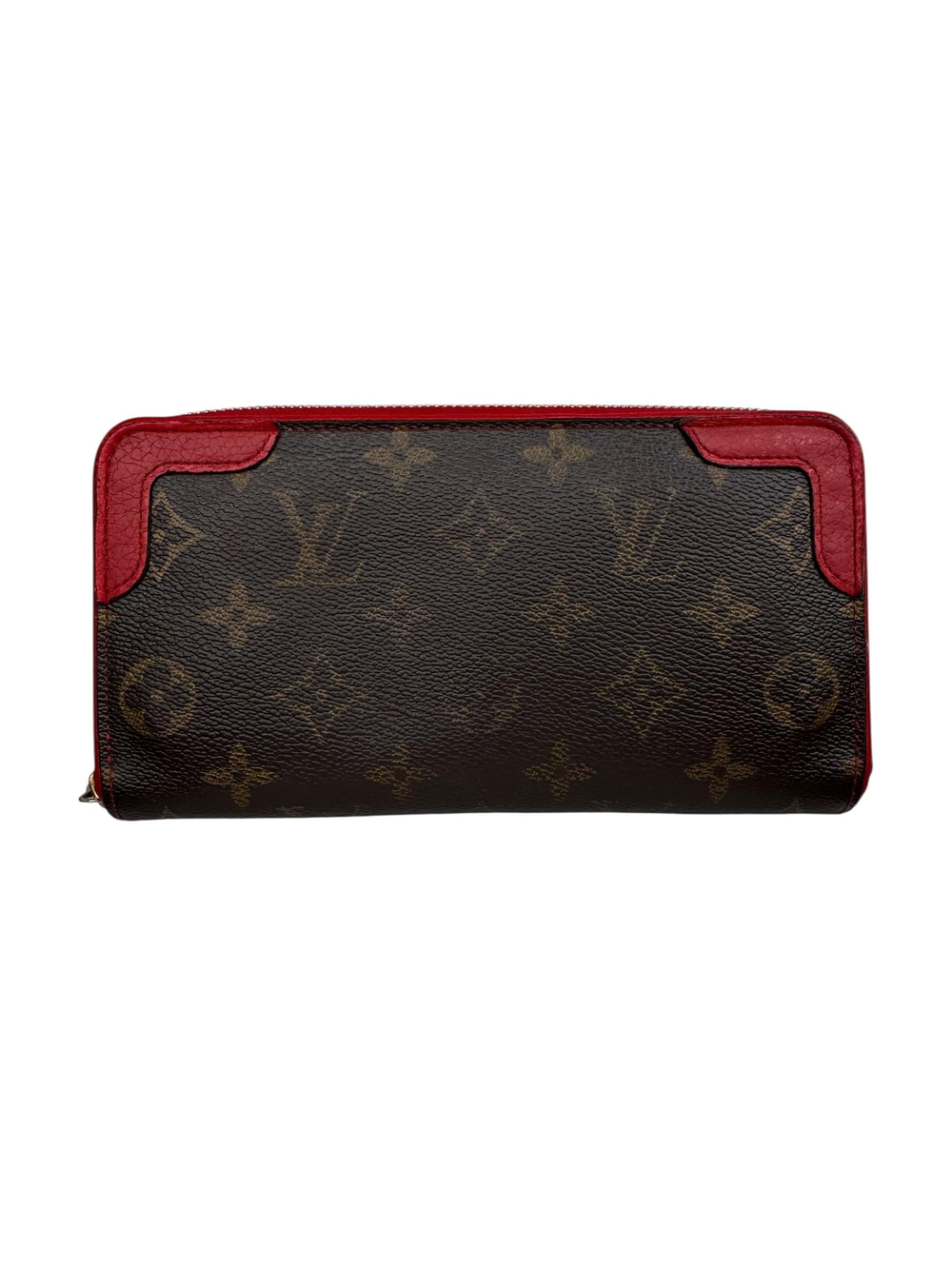 LOUIS VUITTON RED MONOGRAM WALLET