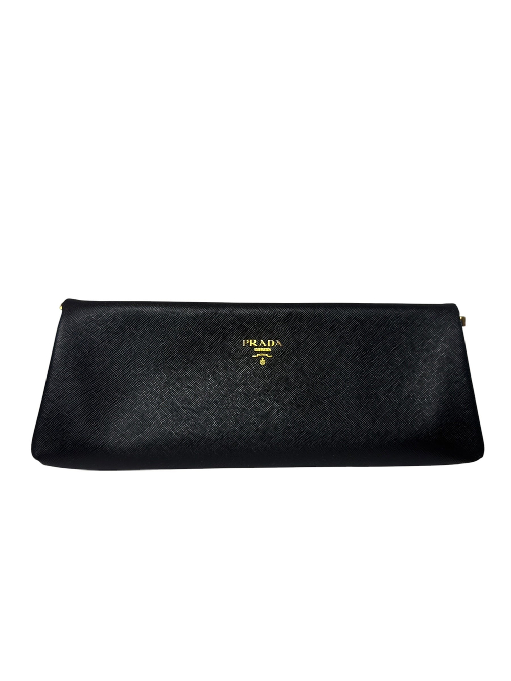PRADA BLACK SAFFIANO CLUTCH BAG