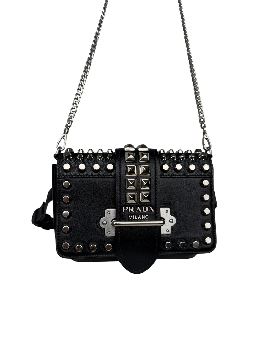 PRADA CAHIER MINI FLAP BAG