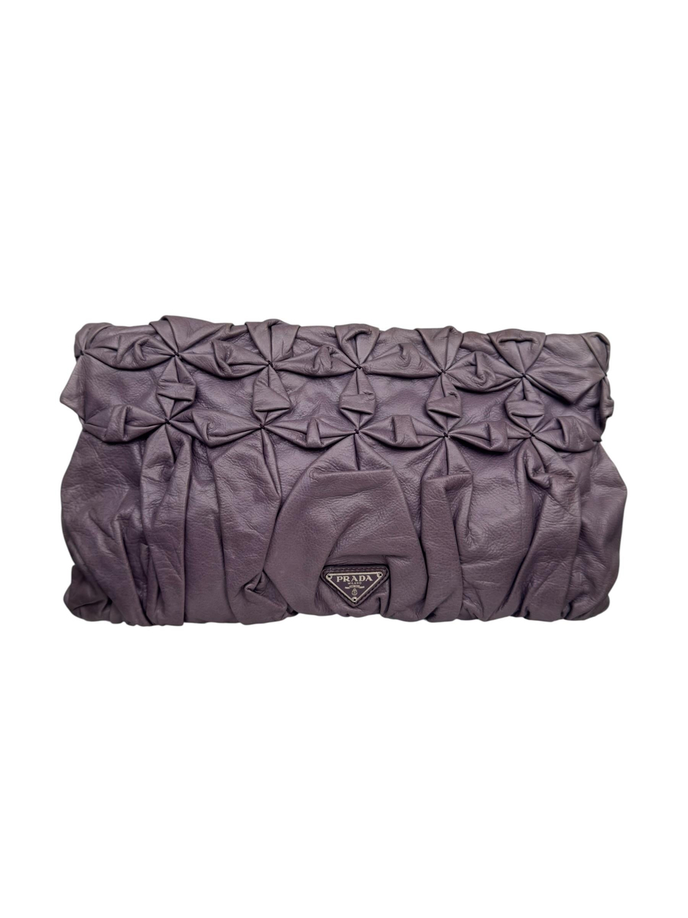 PRADA LILAC ORIGAMI CLUTCH BAG