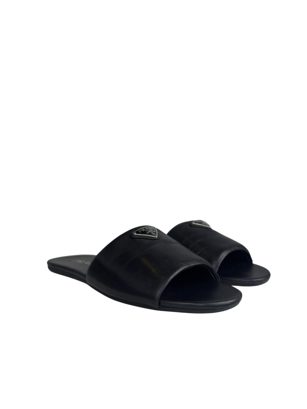 PRADA TRIANGLE LOGO SLIDES