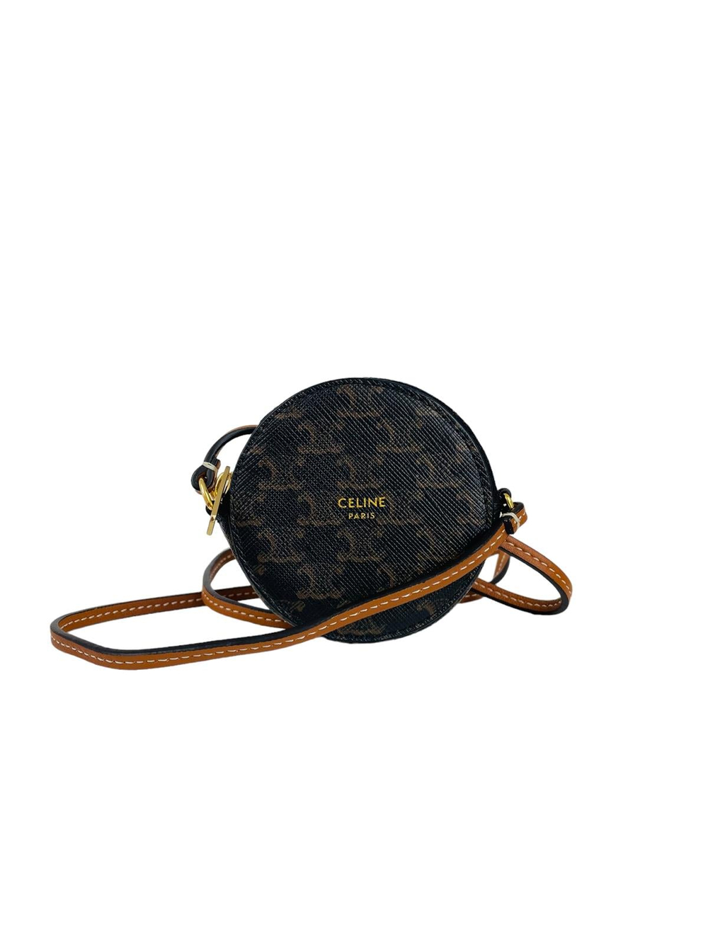 ROUND COIN TRIOMPHE PURSE BAG