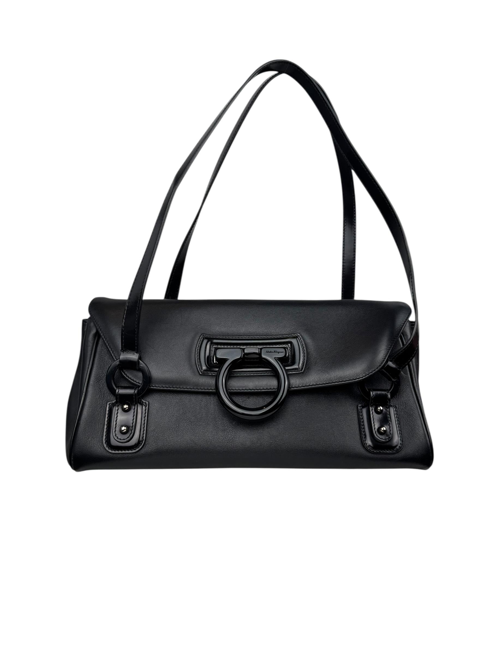 SALVATORE FERRAGAMO LEATHER SHOULDER BAG